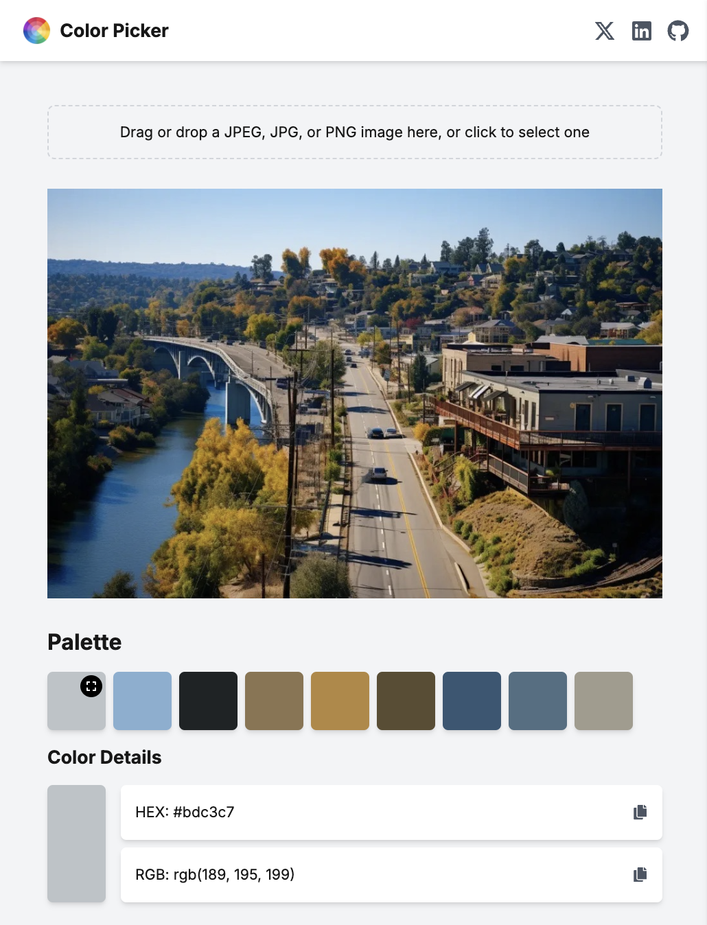 Image Color Picker - Get Color Palette